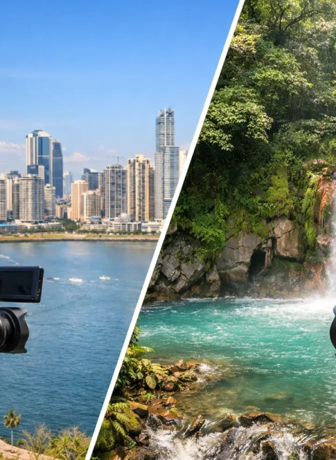 Panama Versus Costa Rica Filming