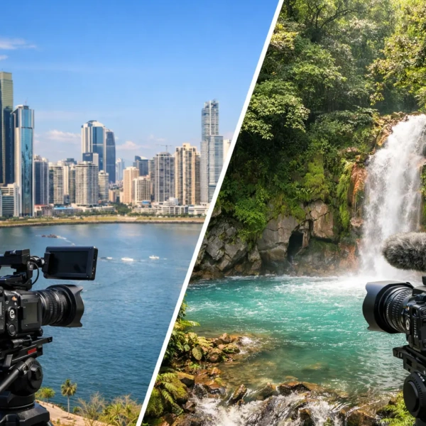 Panama Versus Costa Rica Filming
