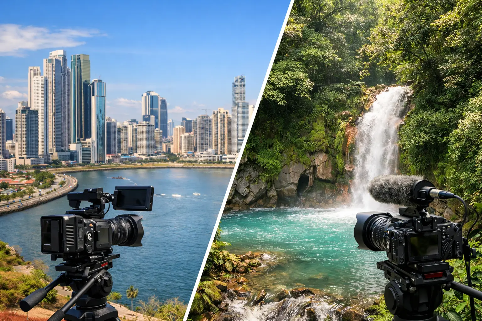 Panama Versus Costa Rica Filming